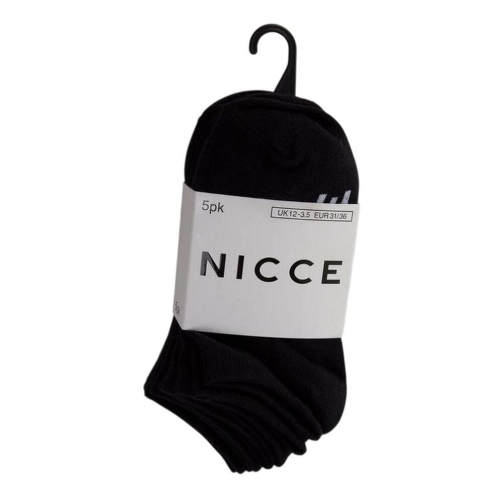 Nicce Childrens/Kids Welles Logo No-Show Socks (Pack of 5) / Multicolored